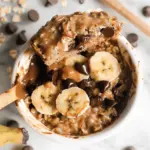 Banana Bread Baked Oats with Chocolate Chips (For One!)