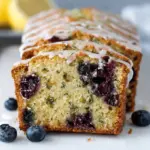 Moist Blueberry Zucchini Bread with a Zesty Lemon Glaze
