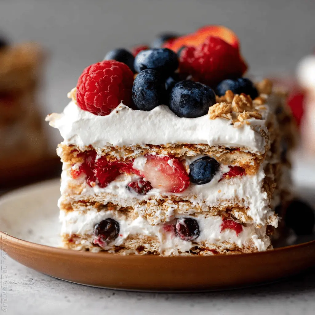 No-Bake Berry Icebox Cake: The Easy, Indulgent Summer Treat