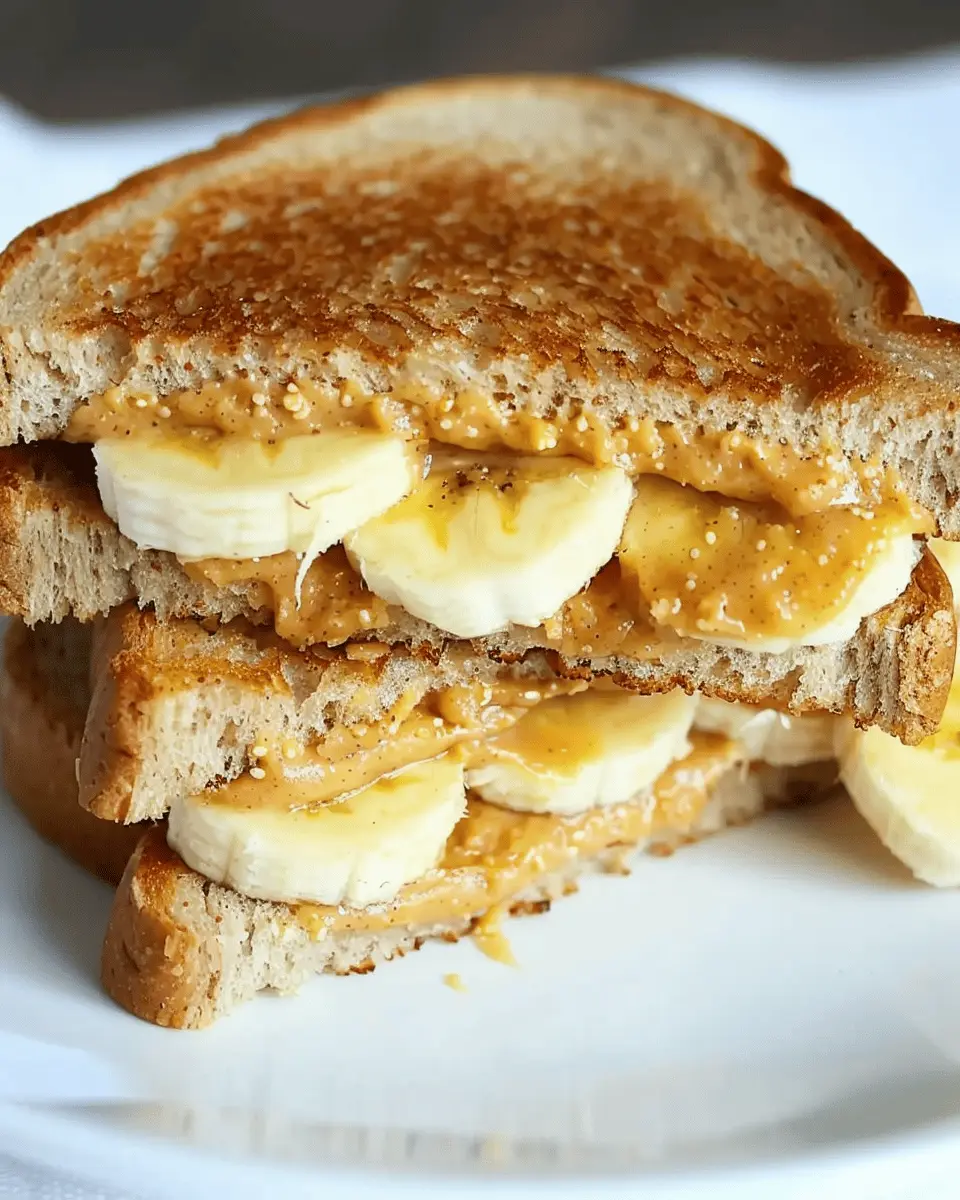 Peanut Butter Banana Sandwich – Creamy, Nutty & Naturally Sweet!
