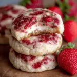 Strawberry Cheesecake Cookies