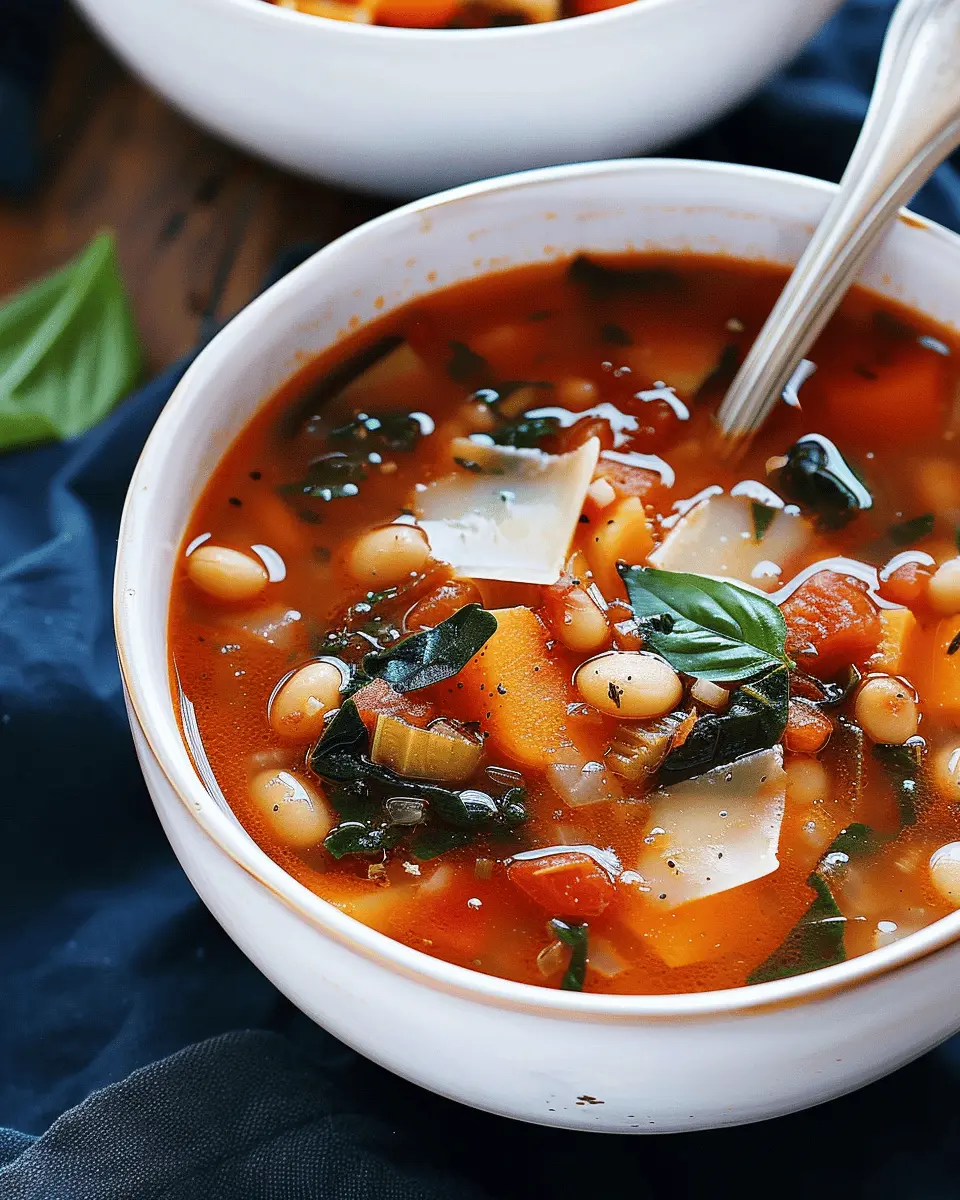 Amazing Minestrone Soup: A Healthy Twist with Turkey Bacon and Chicken Ham