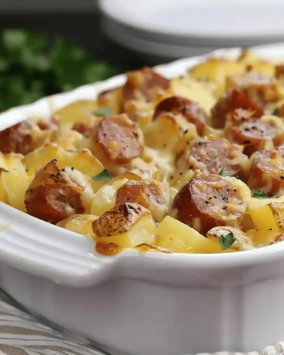 Cheesy Ranch Potatoes and Smoked Sausage: Easy Comfort Food Delight