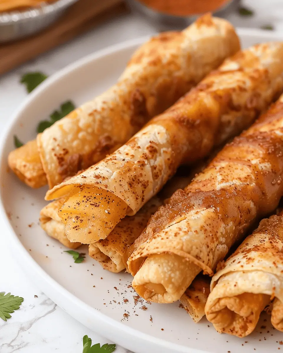 Crispy Air Fryer Apple Pie Taquitos: The Best Easy Dessert Delight