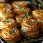 Crispy Cheesy Potato Stacks