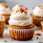 Fluffy Pumpkin Cupcakes with Cream Cheese Frosting