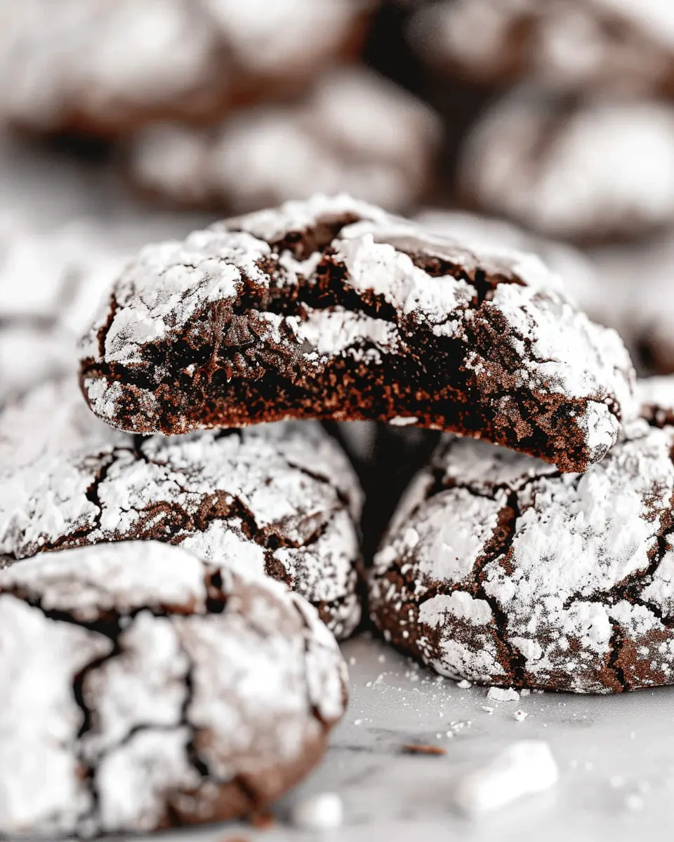 Gluten Free Chocolate Crinkle Cookies – Fudgy, Chewy & Easy to Make