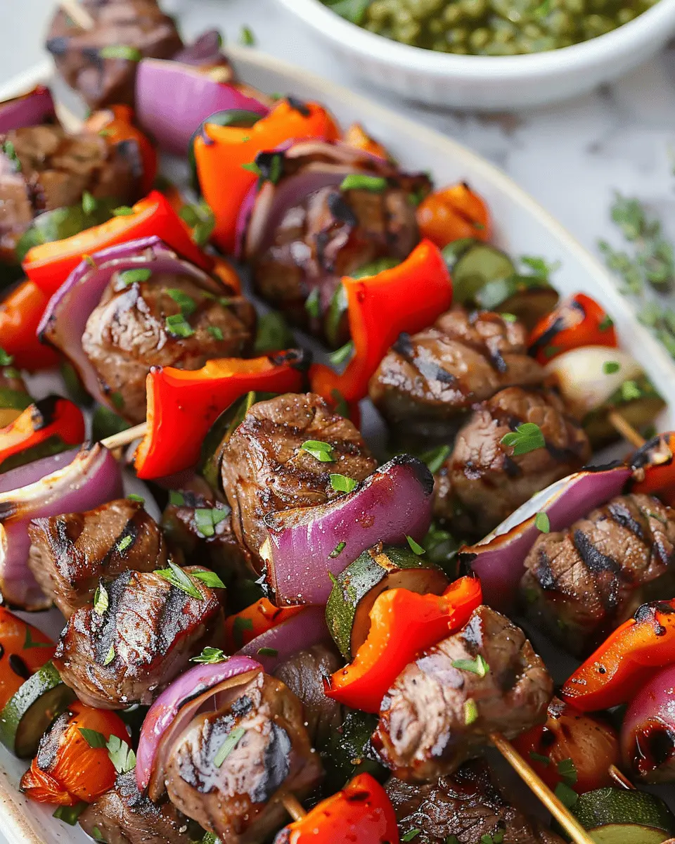 Juicy Grilled Steak Kabobs: Easy Backyard BBQ & Fall Favorite