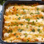 Low Carb White Chicken Enchiladas