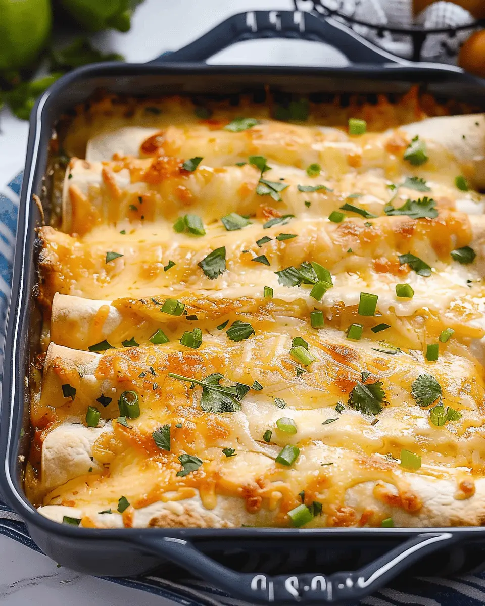 Low Carb White Chicken Enchiladas: Easy & Delicious for Dinner