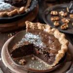Molten Chocolate Crackle Pie