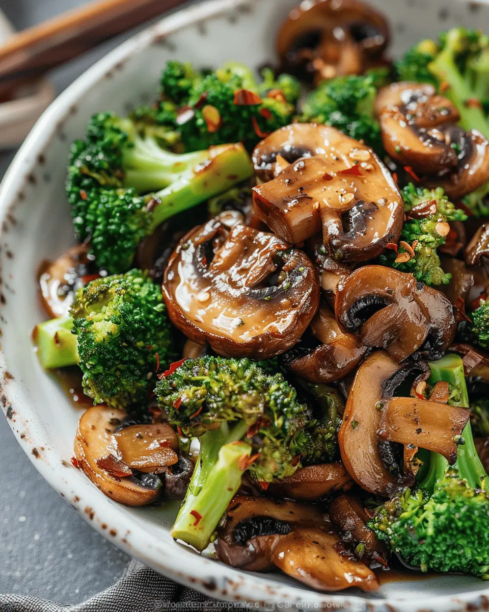 Sautéed Mushrooms with Broccoli: A Healthy and Easy Delight