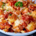 Tater Tot Pizza Bake – Crispy, Cheesy & Family-Friendly Comfort Food!