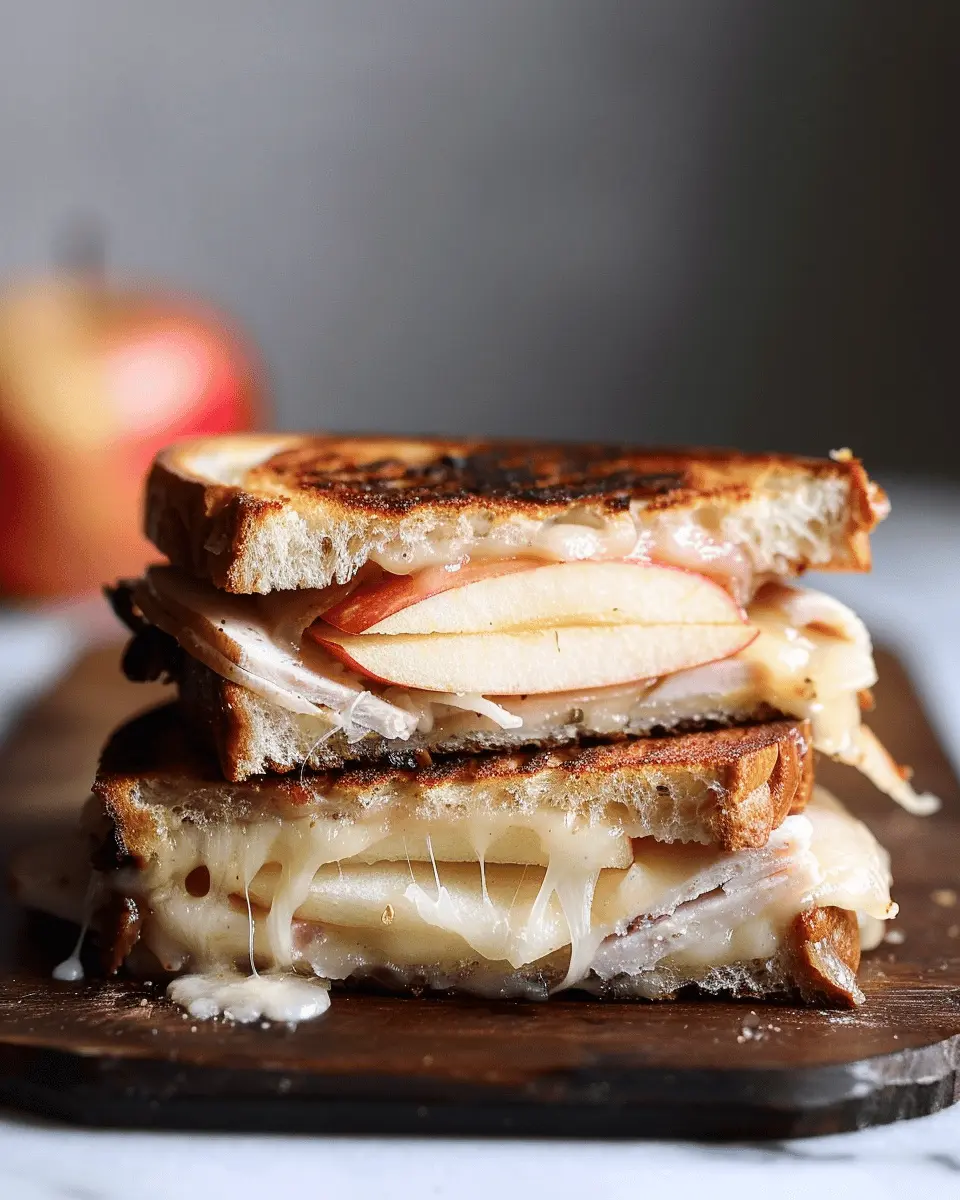The Best Turkey Apple Grilled Cheese: A Cozy Indulgent Twist