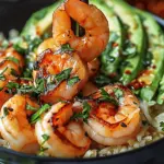 Zesty Shrimp & Avocado Rice Bowls
