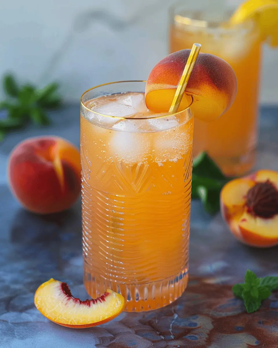 Sip into Summer: Easy Homemade Peach Lemonade Recipe to Savor