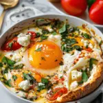 Mediterranean Baked Feta Eggs