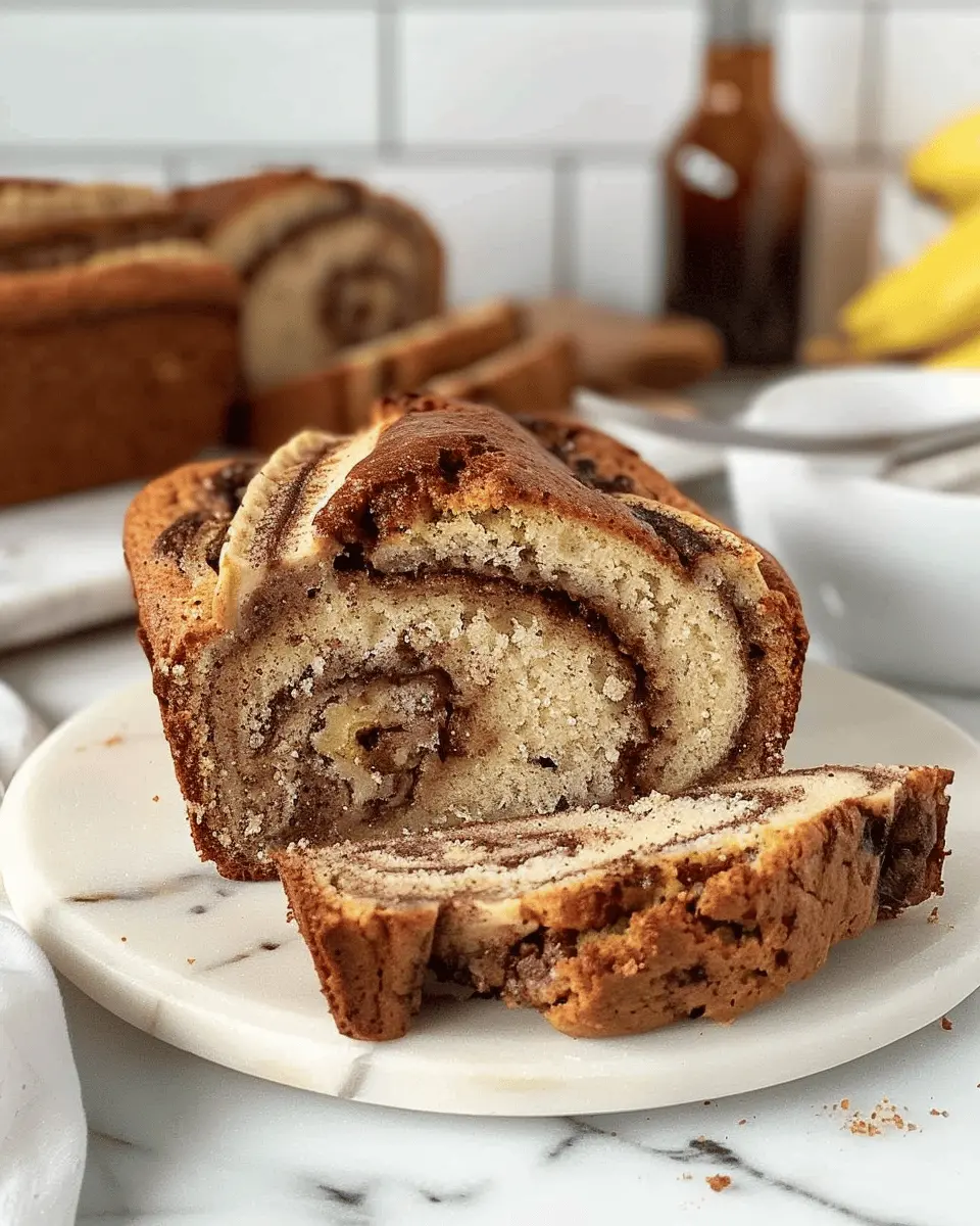 Homemade Cinnamon Swirl Banana Bread – Easy and Perfect for Brunch
