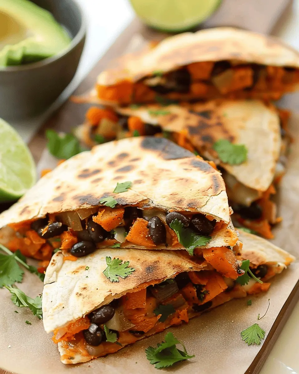 Sweet Potato & Black Bean Quesadillas: A Deliciously Easy Recipe