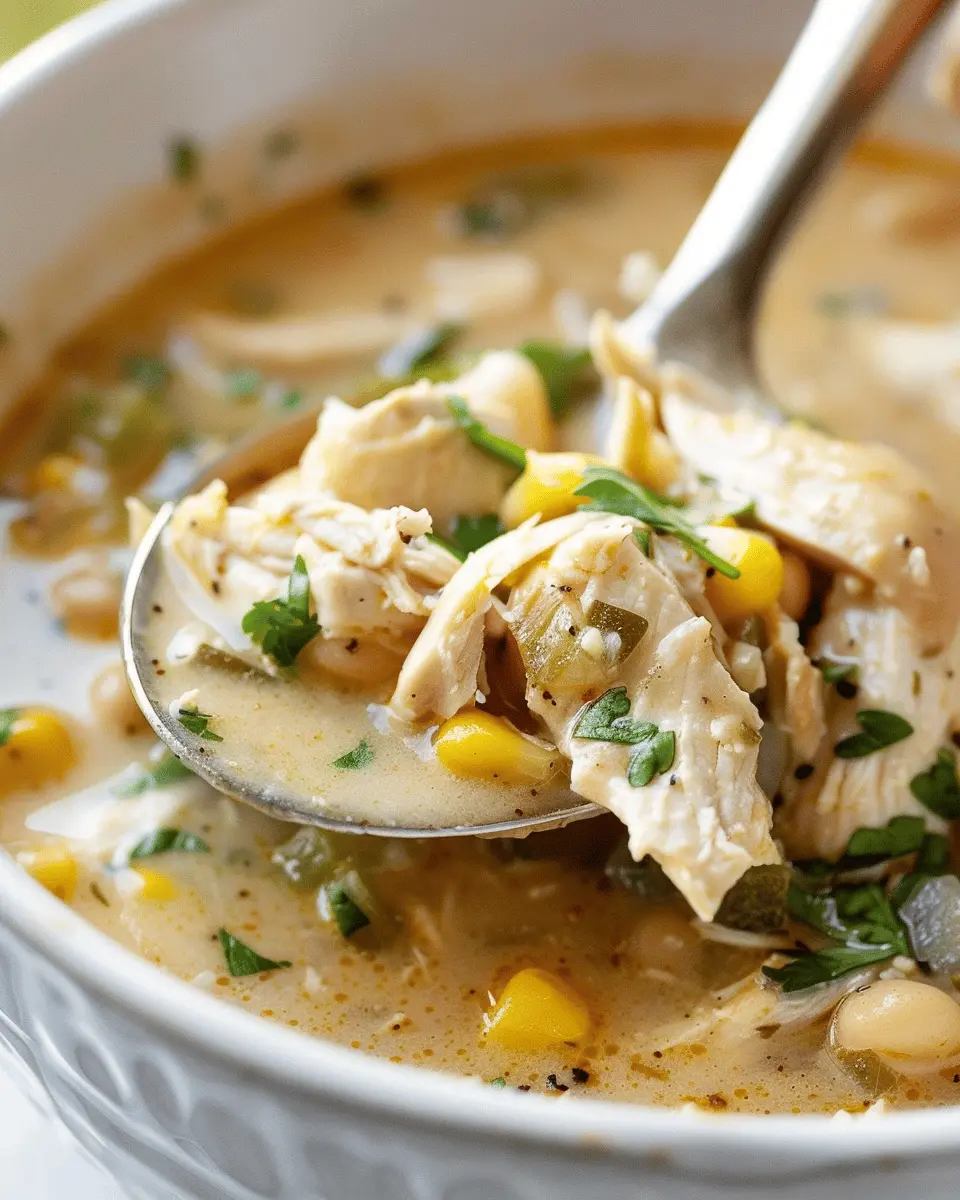 Savory Crockpot White Chicken Chili Soup: The Best Comfort Meal
