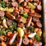 Chicken Apple Sausage Sheet Pan Dinner | Wellness by Kay