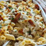 Creamy Chicken Bacon Ranch Pasta Bake