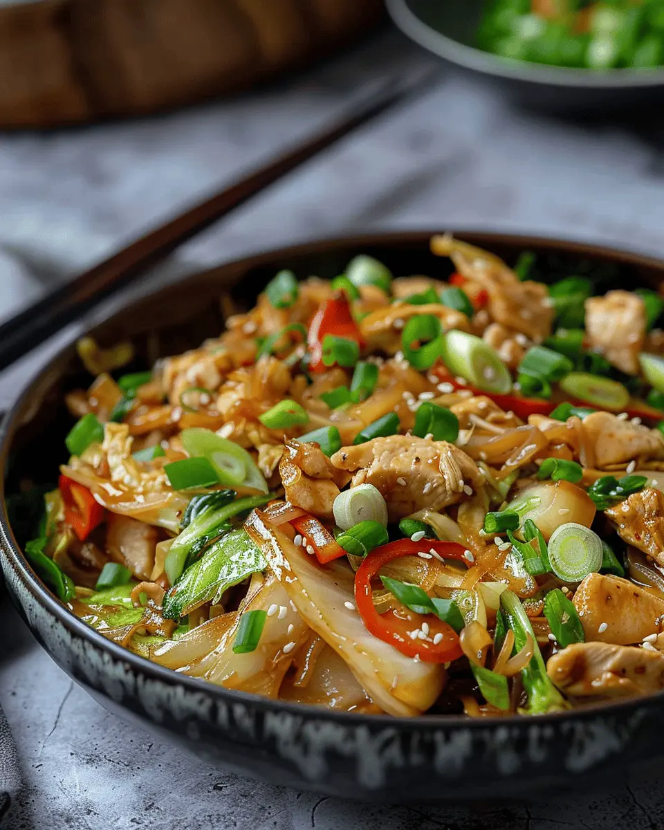 Chicken Cabbage Stir Fry: Easy Recipe for a Healthy Dinner