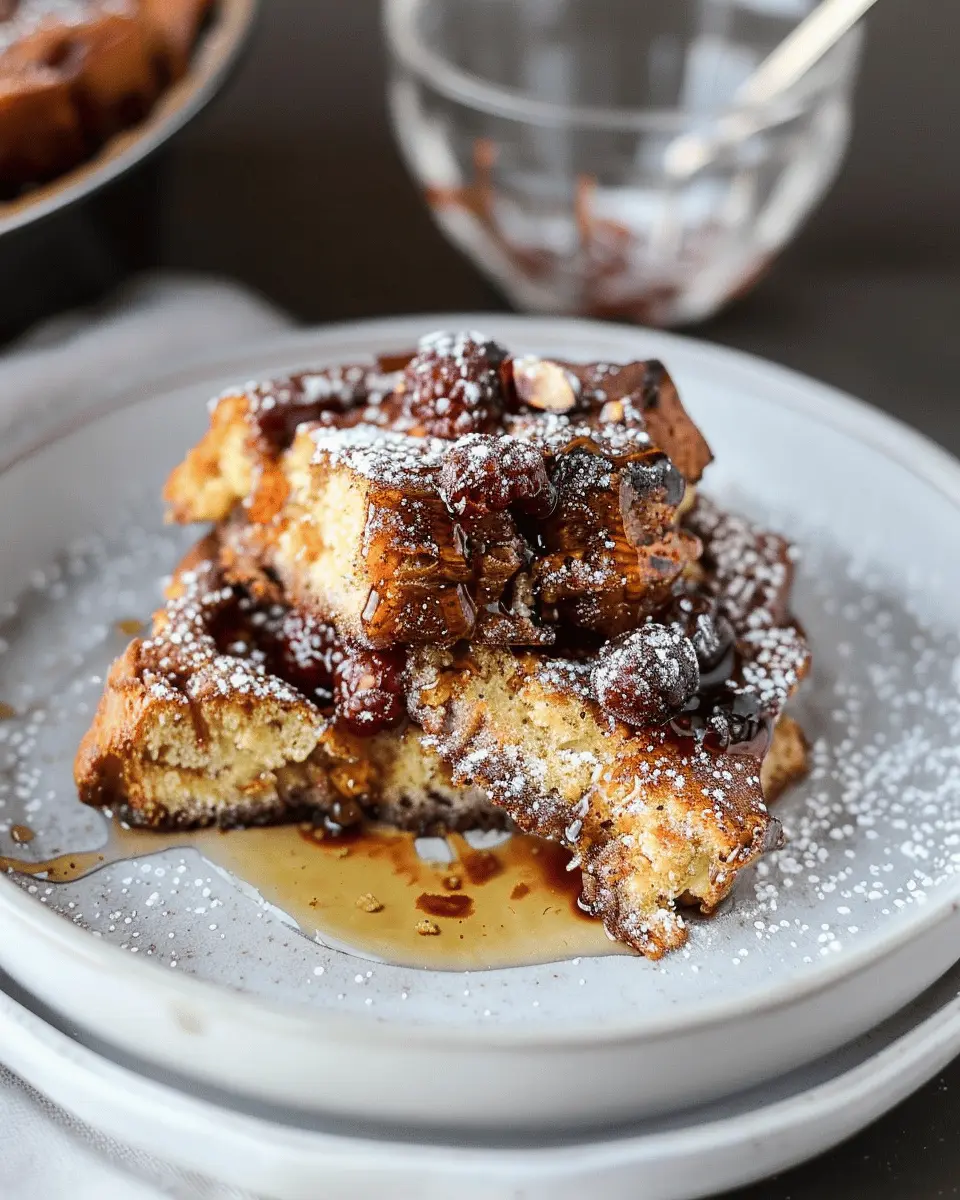 Gingerbread French Toast Bake: An Indulgent Holiday Delight