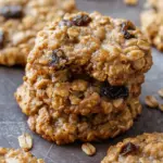 Chewy Oatmeal Raisin Cookies