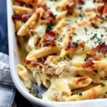 Chicken Bacon Ranch Pasta Bake