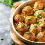 Keto Garlic Butter Meatballs (Christmas Recipe & Thanksgiving Recipe)