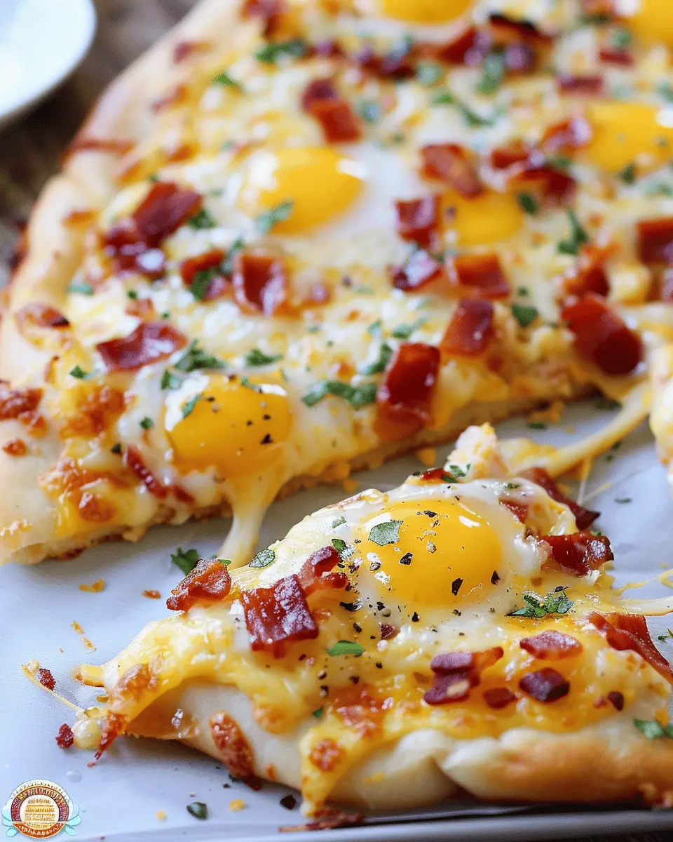 Breakfast Pizza Recipe: Cheesy & Delicious with Turkey Bacon Twist
