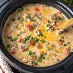 Easy Crockpot Cheeseburger Soup Recipe for Cozy Nights