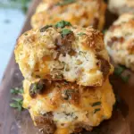 SAUSAGE-CHEDDAR BISCUITS