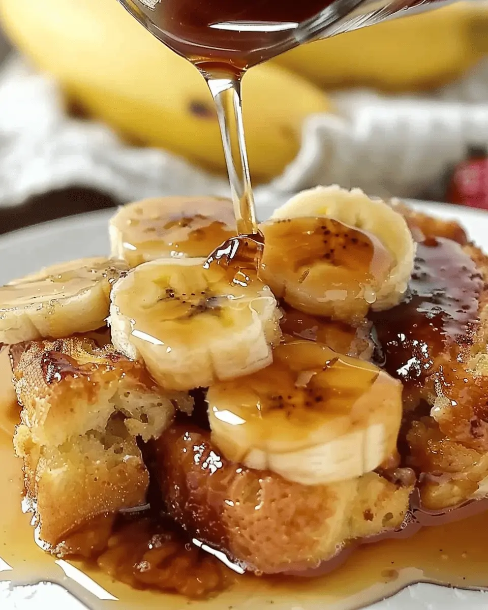 Bananas Foster French Toast Casserole: The Best Indulgent Breakfast