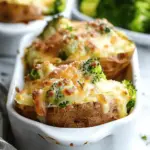 Cheesy Broccoli Baked Potatoes