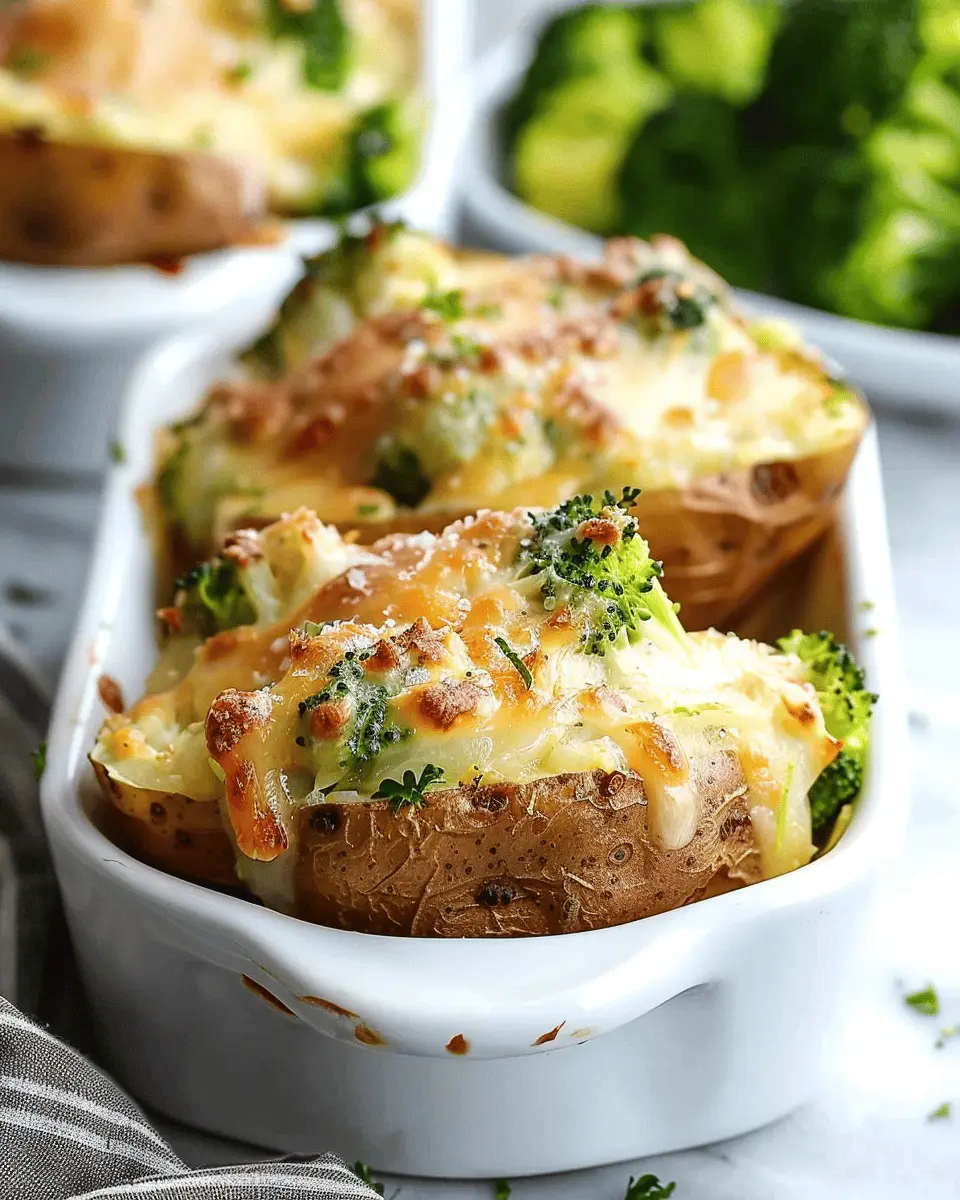 Cheesy Broccoli Baked Potatoes: An Easy Comfort Food Delight