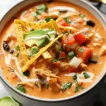 30 Minute Creamy Chicken Tortilla Soup