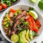 High Protein Steak Fajita Bowl