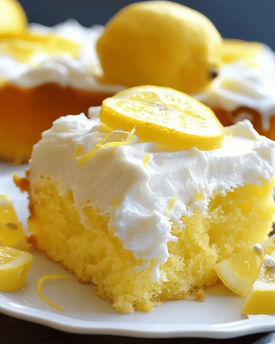 Lemon Poke Cake: Easy, Tangy Delight for Your Family Gatherings