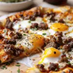 sausage breakfast pizza