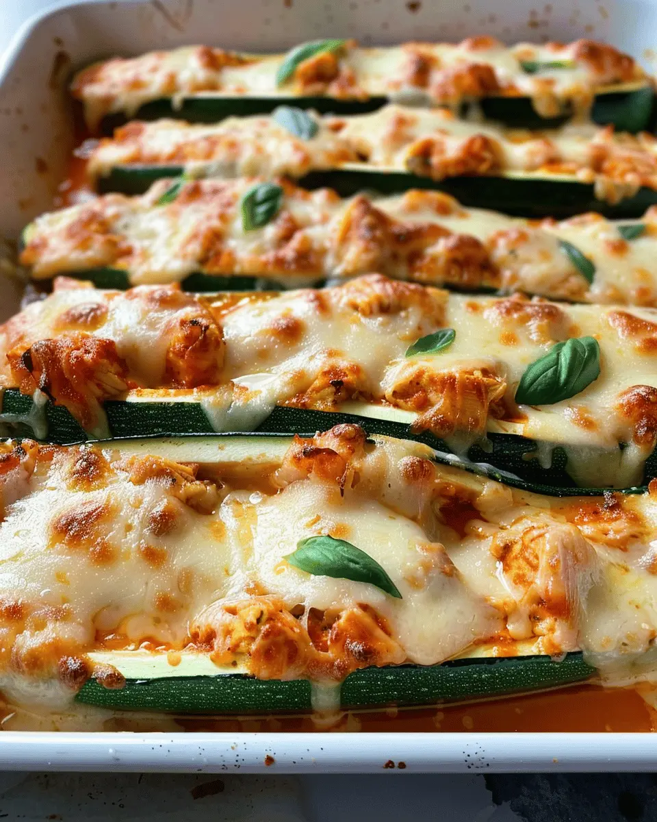 Keto Chicken Parmesan Zucchini Boats: Easy and Delicious Twist