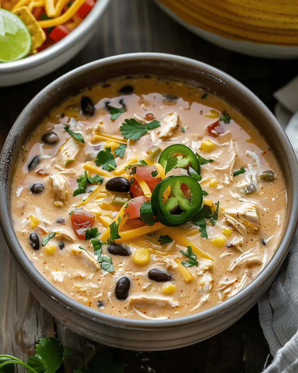 Creamy Chicken Taco Soup: Easy & Flavorful Weeknight Comfort