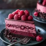 Indulge in Dark Chocolate Raspberry Mousse Cake: A Simple Dessert Recipe!