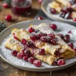 VERY MERRY CRANBERRY CHRISTMAS CREPES
