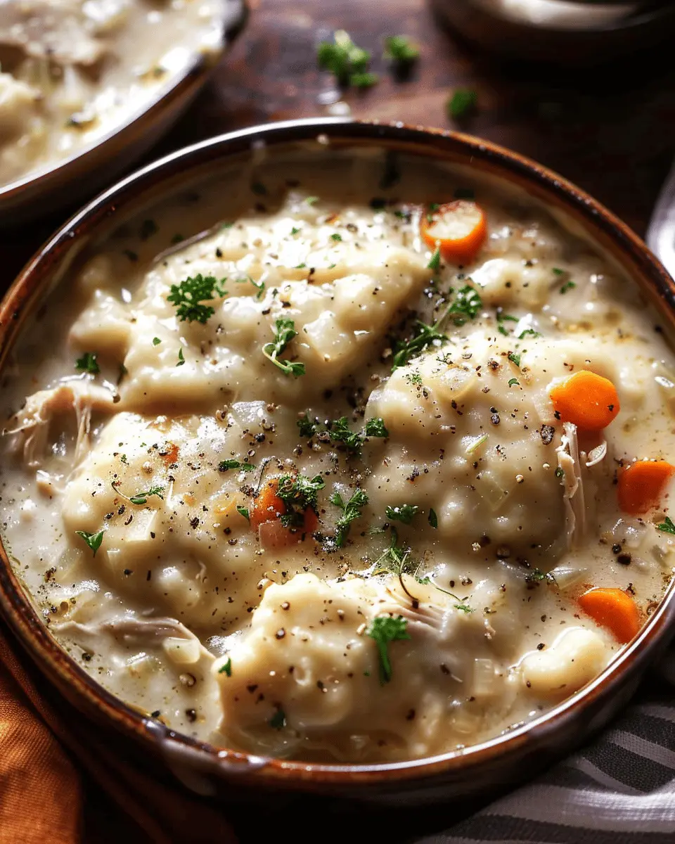 Crockpot Creamy Chicken and Dumplings: Easy Comfort Food Delight