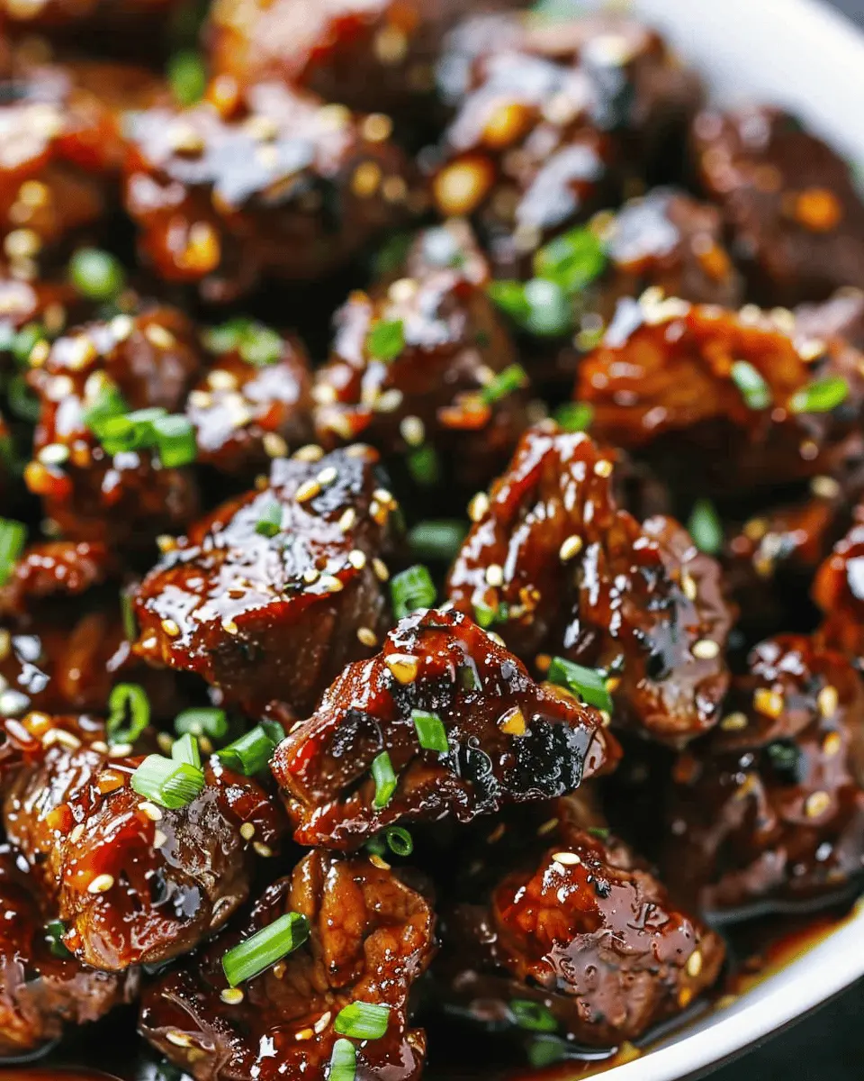 Honey Garlic Steak Bites: Easy Savory Treat for Home Cooks