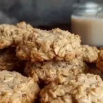 Homemade Oatmeal Cookies With Milk