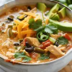 Slow Cooker Creamy Chicken Tortilla Soup