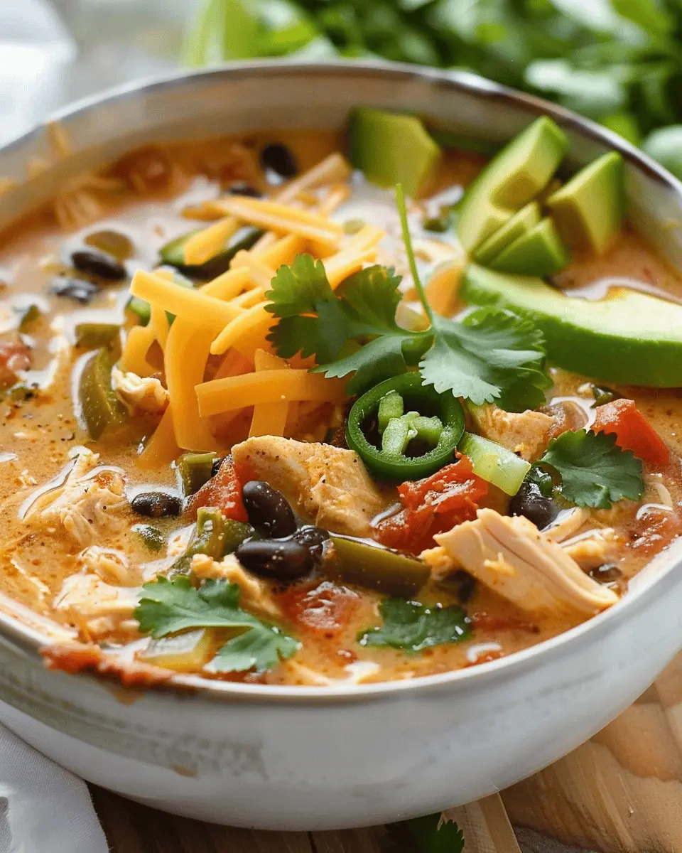 Slow Cooker Creamy Chicken Tortilla Soup: A Cozy Indulgence